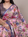 YNF7057 Tussar Silk With Viscose Border With Floral Print Sarees Wholesale Market In Surat